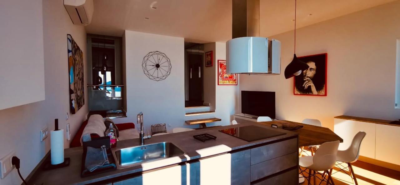 Magnifique Duplex Vue Mer Menton Exterior foto