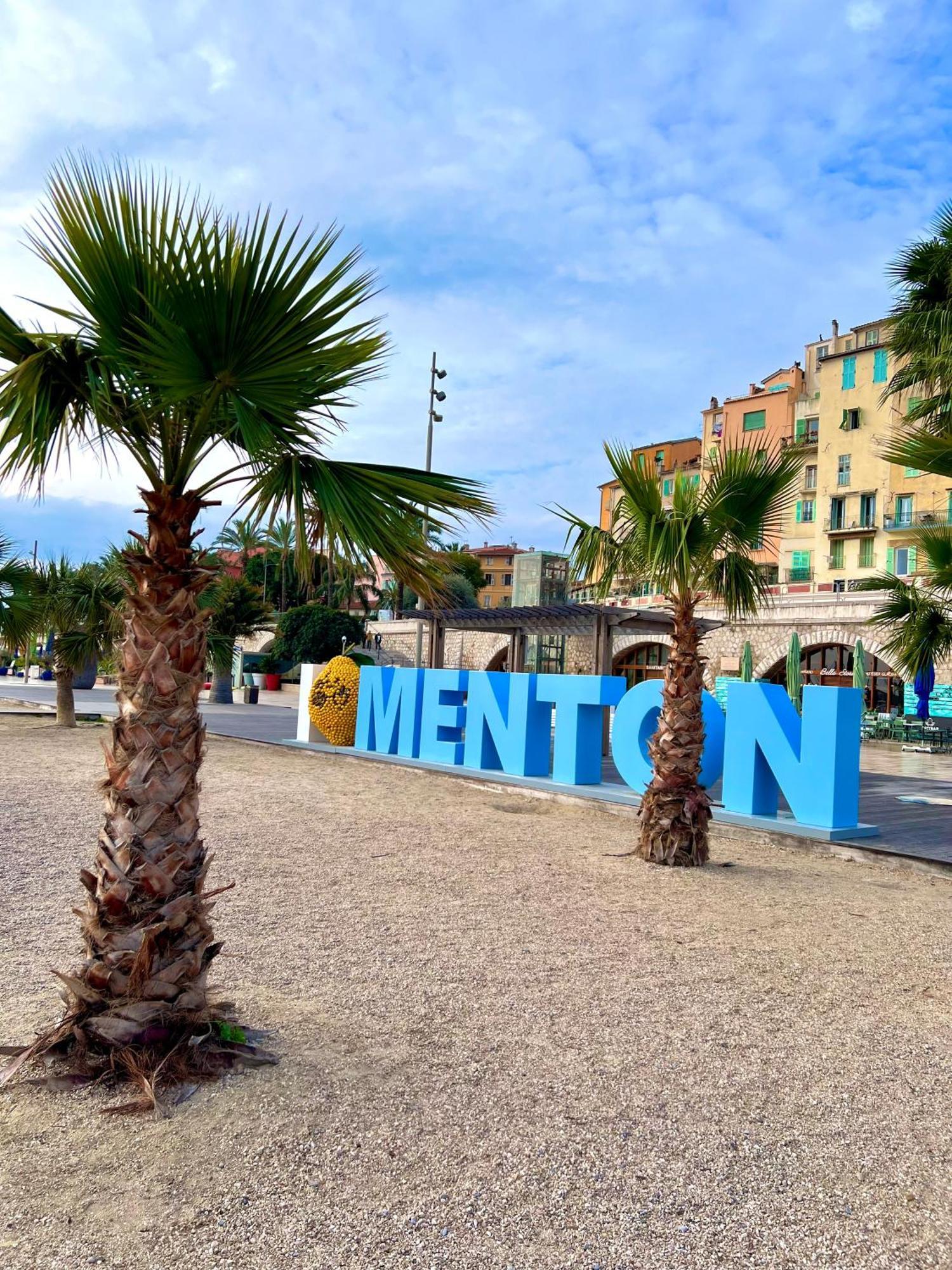 Magnifique Duplex Vue Mer Menton Exterior foto